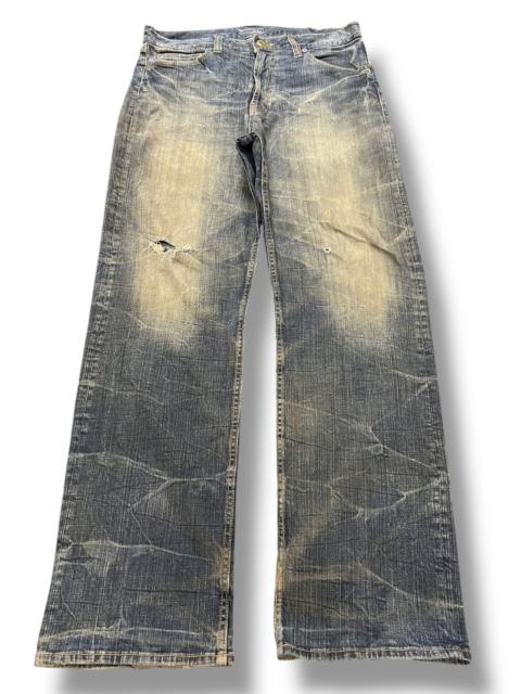 Other Designers Vintage Japan Oririn Mud Wash Whisker Distressed Denim