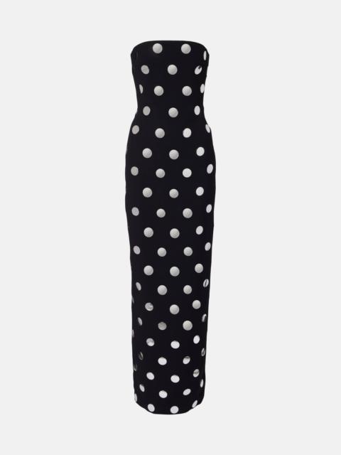 David Koma Polka-dot gown