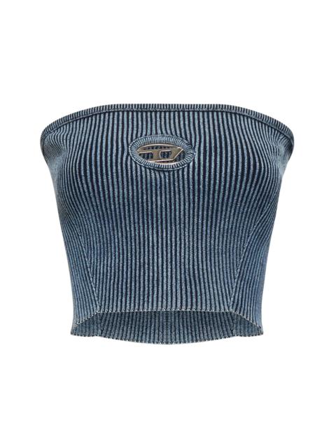 Diesel Blue M-Clarksvillex-C bandeau top