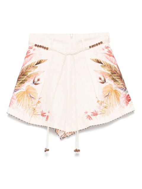 Zimmermann Women Ascension Linen Shorts