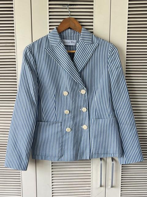 Dior Dior Striped Double-Breasted Blazer