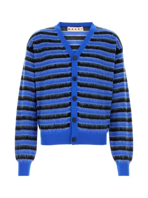 Marni Embroidered wool cardigan