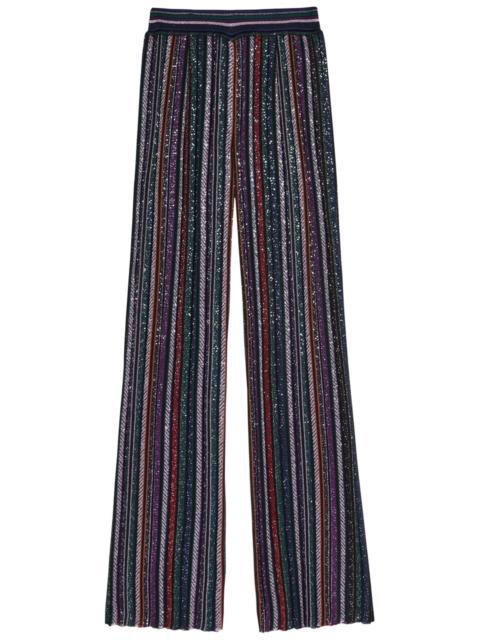 Missoni Missoni Striped Fine-knit Trousers