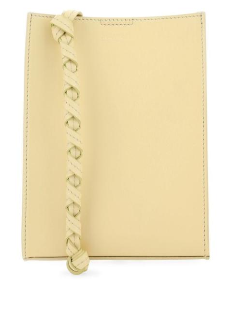 JIL SANDER Pastel Yellow Leather Small Tangle Shoulder Bag