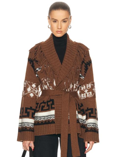 SIMKHAI Elwood Wrap Cardigan