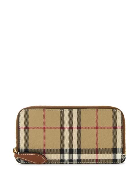 Burberry Women Printed Canvas Card Holder