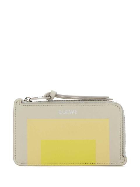 Loewe Loewe Women Multicolor Nappa Leather Loewe X Josef And Anni Albers Card Holder