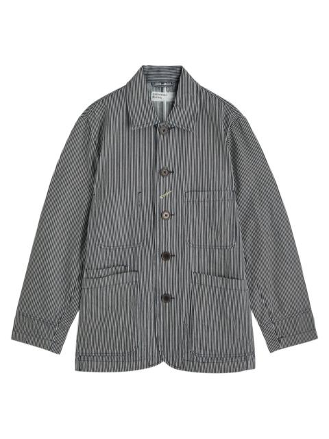 Universal Works Universal Works Hickory Striped Cotton Overshirt