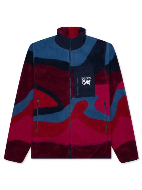 by Parra FULL FTP BOOSTER POLAR FLEECE JACKET - RED