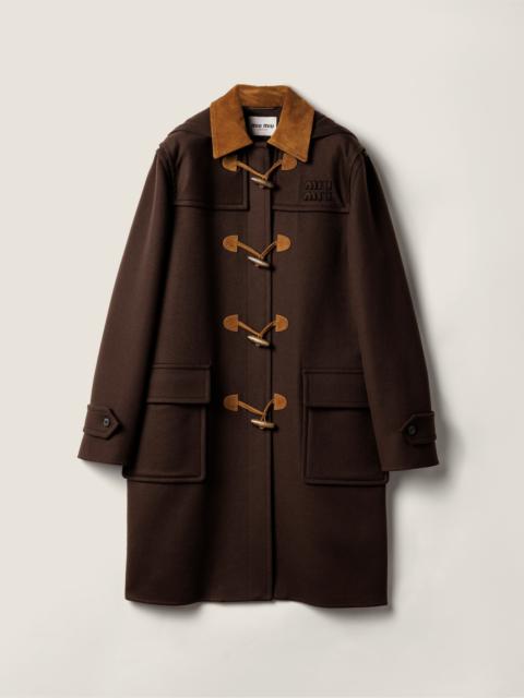 Miu Miu Double cashmere and wool duffle coat
