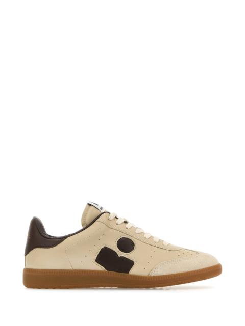 Isabel Marant Beige leather Bryce sneakers