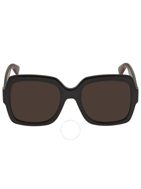 GUCCI Gucci Brown Square Ladies Sunglasses GG0036SN 002 54