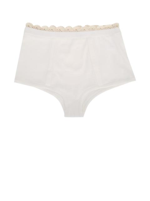 MAGDA BUTRYM Magda Butrym Women Pf25 Shorts 01 White