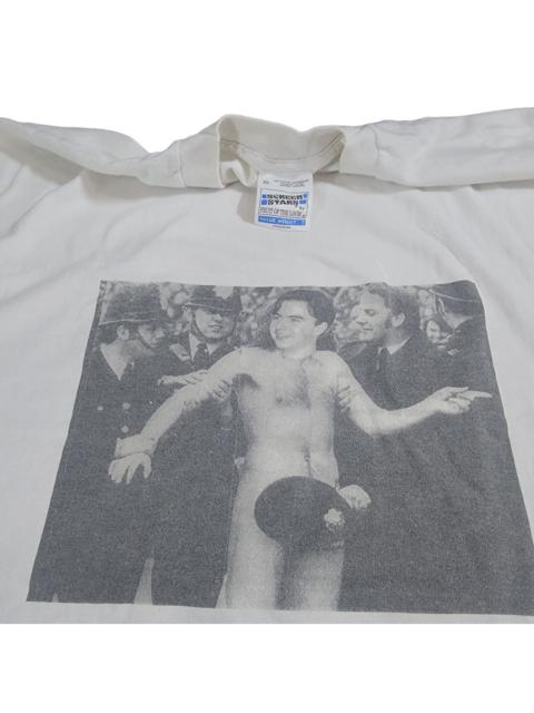 Other Designers Vintage 90s Captain Coal Bucket shirt Police Photo Punk Tee