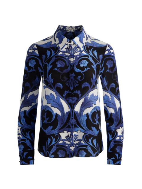 Alice + Olivia WILLA SILK BLOUSE