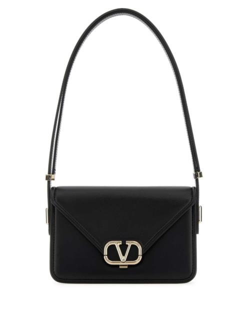 Valentino Valentino Garavani Women Black Leather Vlogo Crossbody Bag