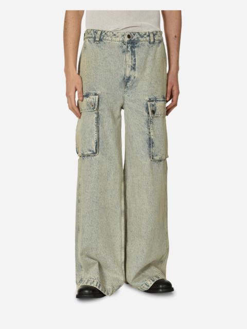 GUESS USA Tinted Combat Pants Light Wash