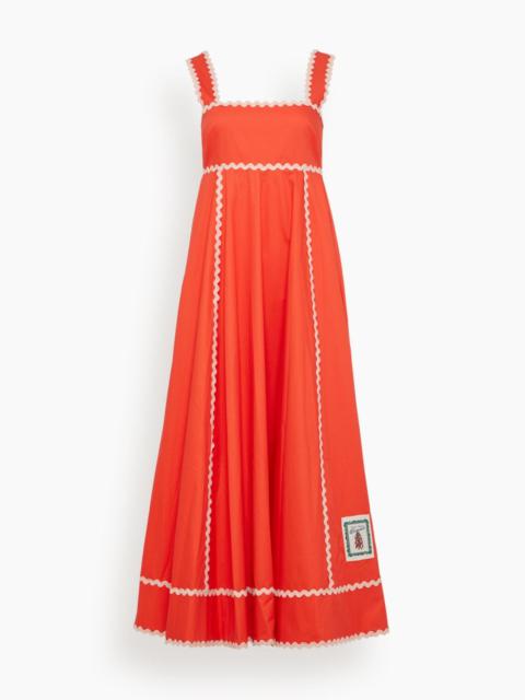 ALÉMAIS Contessa Summer Dress in Tomato