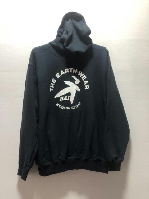 Other Designers Issey Miyake - Vintage HAI SPORTING GEAR Hoodie Zip Big Logo Back