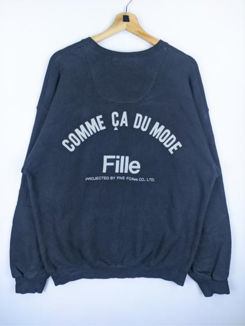Other Designers Vintage - Steals🔥Vintage Sweatshirt Comme Ca Du Mode Fille Backhit