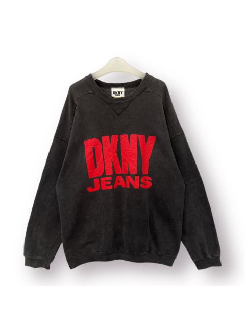 Other Designers 🔥 Vintage DKNY Jeans big logo Roundneck sweatshirt