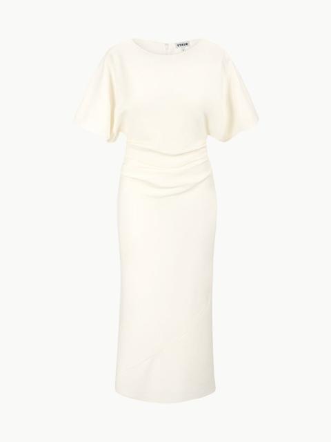 STAUD STAUD AMELIE DRESS IVORY