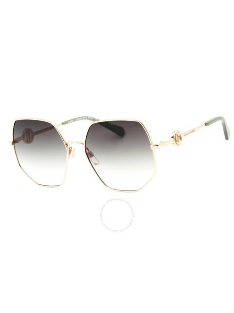 Marc Jacobs Marc Jacobs Grey Gradient Green Butterfly Ladies Sunglasses MARC 730/S 0PEF/9K 59
