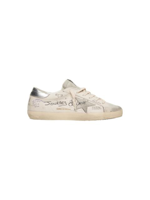 Golden Goose GOLDEN GOOSE Super-Star Women's White/Silver Sneakers New (E