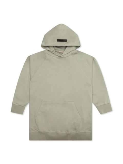 ESSENTIALS FEAR OF GOD ESSENTIALS WOMEN'S 3/4 SLEEVE HOODIE - SEAFOAM