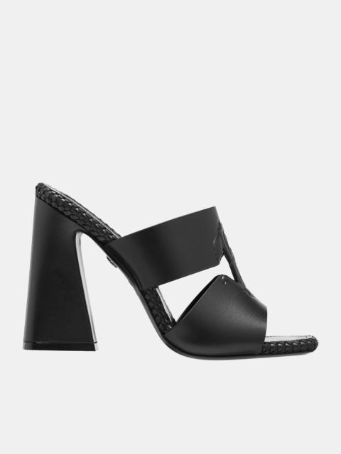 Roberto Cavalli Snake Monogram Sandals