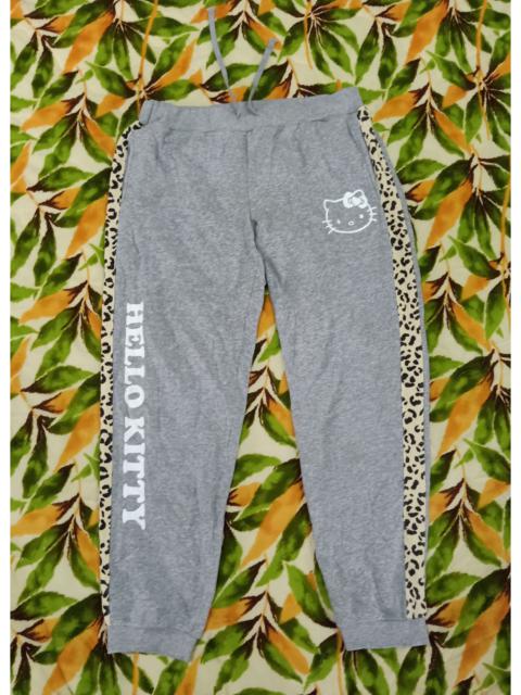 Other Designers Japanese Brand - Hello Kitty Leopard Stripe Joggers Pants