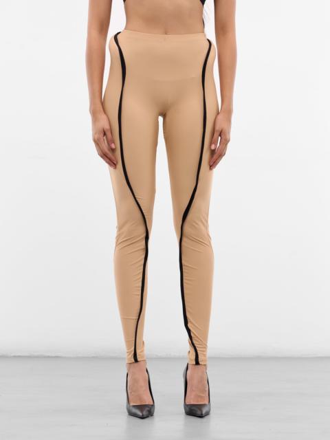 OTTOLINGER Beige Hip Padding Nylon  Leggings