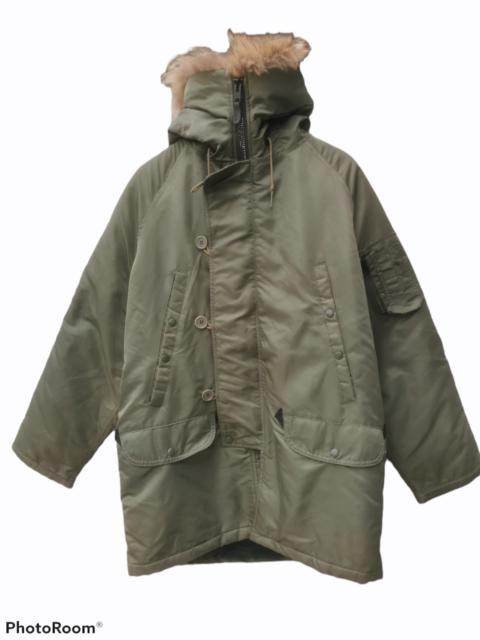 Other Designers Vintage - Vintage Type N-3B Military Hoodie Parka Jacket Made in USA