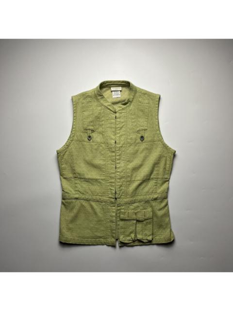 Dries Van Noten Dries Van Noten Vintage Lime Green Utility Vest