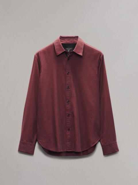 rag & bone Finch Textured Striped Shirt