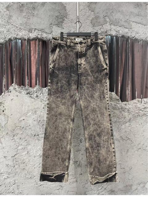 Miu Miu Miu Miu Marbleized Denim Jeans