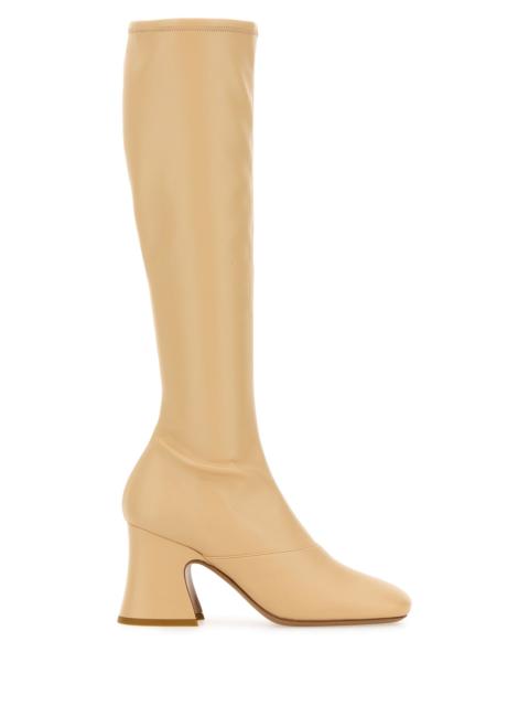 Chloé Cream synthetic leather Janis boots