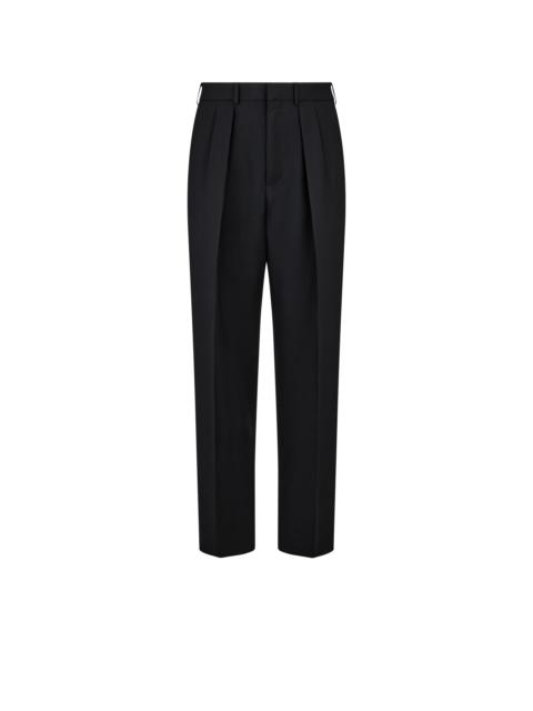 TOM FORD BROKEN TWILL DOUBLE PLEAT PANT