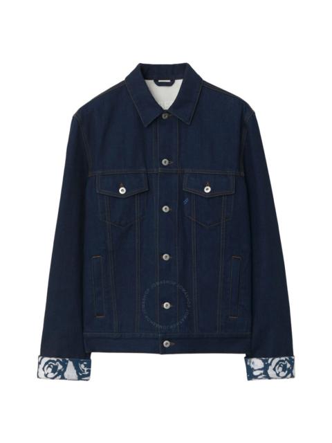 Burberry Logo-Patch Cotton Denim Jacket