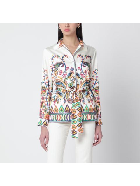 Etro Etro Paisley-Print Belted Shirt Jacket Women