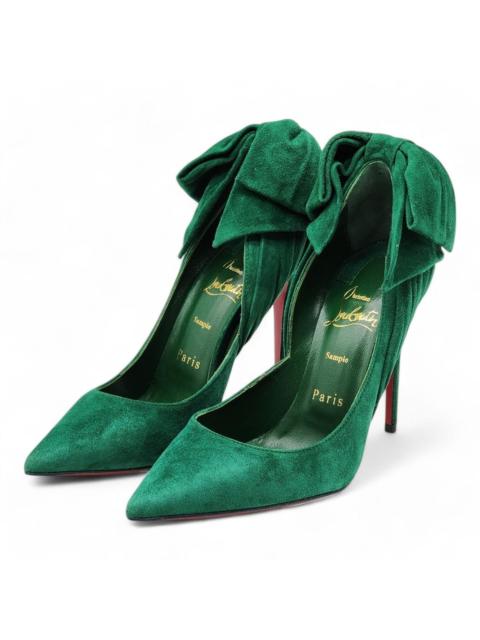 Christian Louboutin Rabakate Pumps 100mm - Suede - Green - 36 5.5US $995