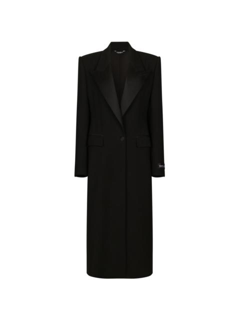 Dolce & Gabbana peak-lapel single-breasted coat