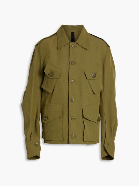 Other Designers Mue linen and cotton-blend jacket