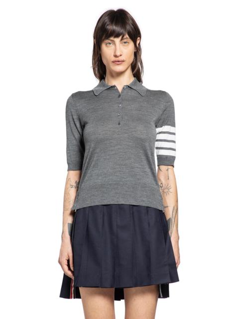 Thom Browne 4-par Polo In Merino Wool