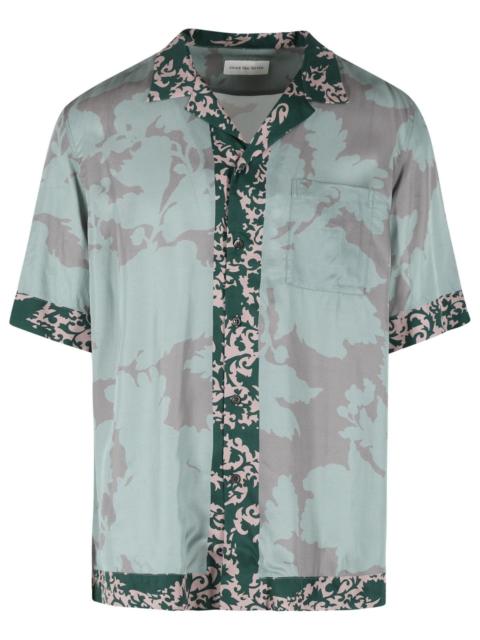 Dries Van Noten Dries Van Noten 'CARLTONE' Green Viscose Shirt