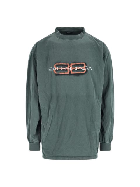 BALENCIAGA 'bb Incon Stencil' T-shirt