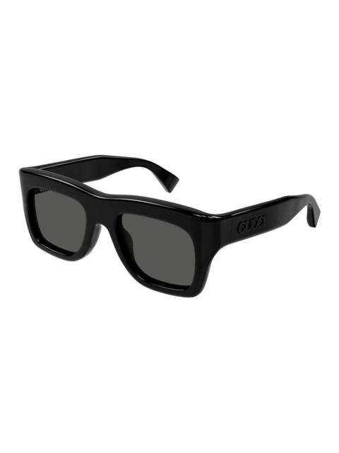 GUCCI Gucci Grey Square Men's Sunglasses GG1811S 001 52