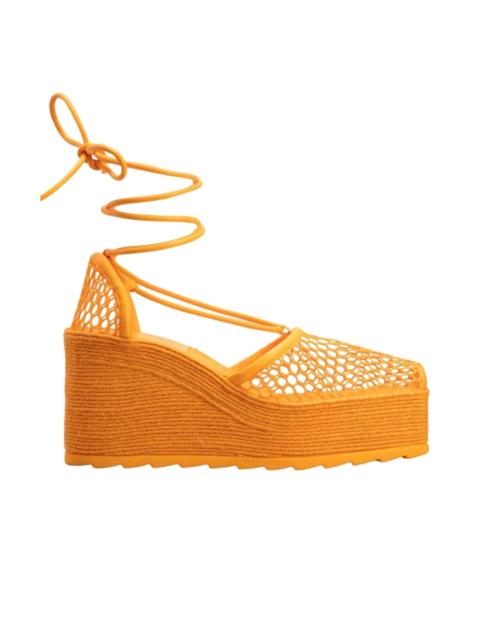 Bottega Veneta Leather and Mesh Espadrilles