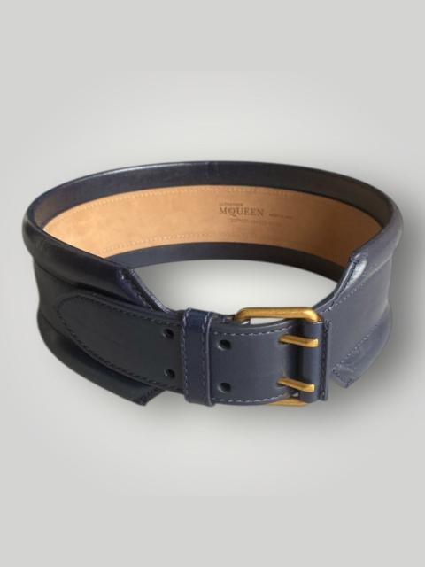 Alexander McQueen Alexander McQueen Wide Leather Belt