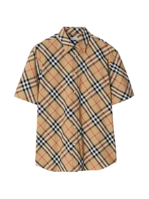 Burberry Check print Short sleeves